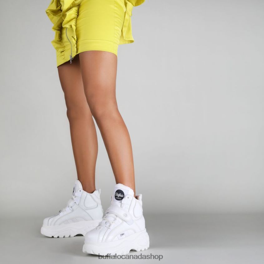 Classic high patent Blanc Buffalo ZL64TZ679 |Sneakers