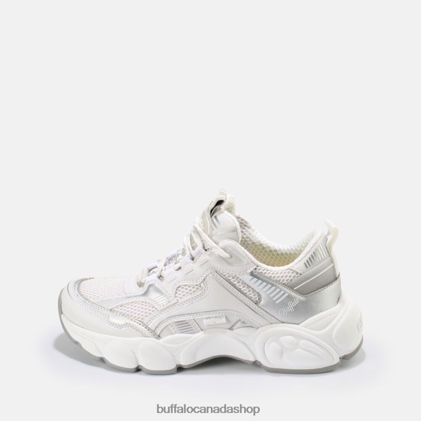Cld Run Jog Sneaker vegan White With Silver Buffalo ZL64TZ236 |Sneakers