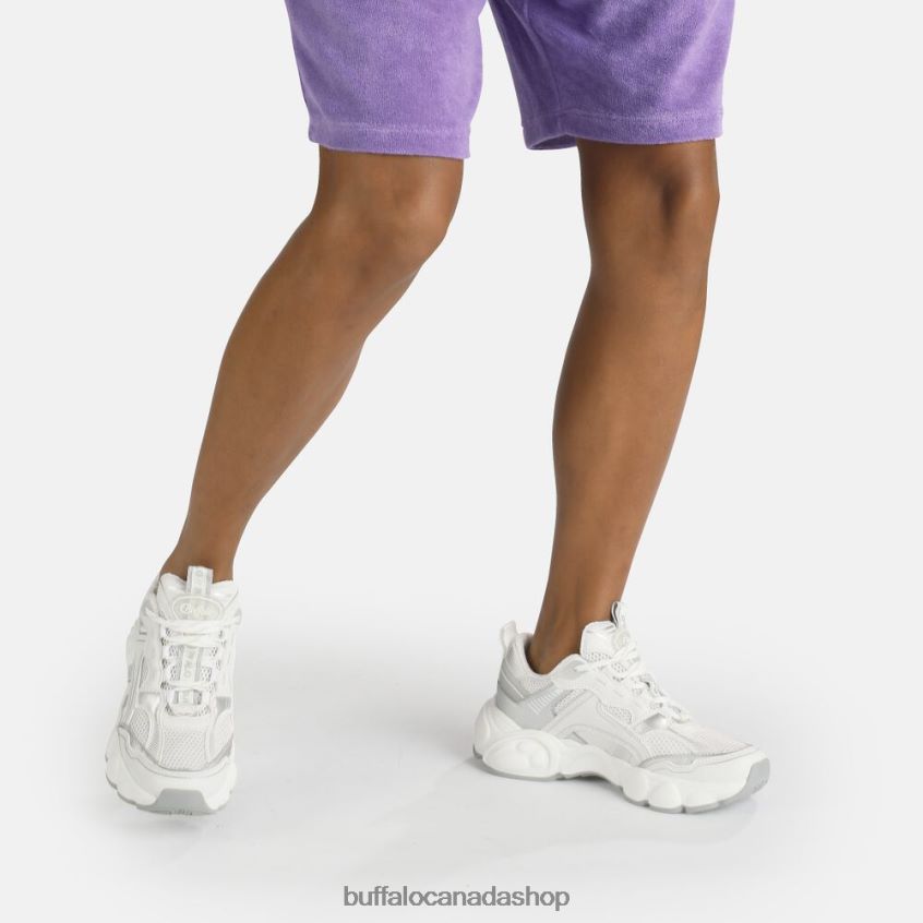 Cld Run Jog Sneaker vegan White With Silver Buffalo ZL64TZ236 |Sneakers