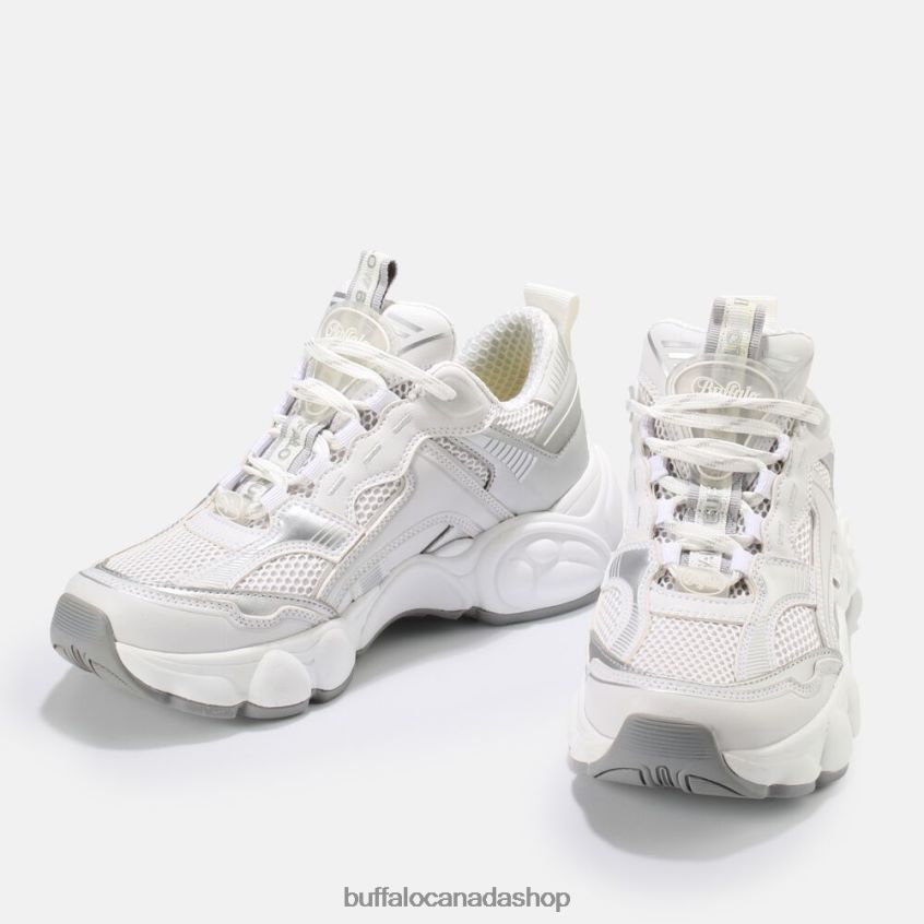 Cld Run Jog Sneaker vegan White With Silver Buffalo ZL64TZ236 |Sneakers