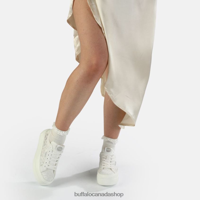 Paired Bloom sneaker vegan White Buffalo ZL64TZ20 |Sneakers