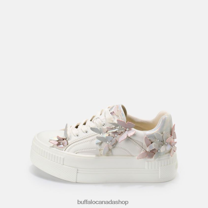 Paired Butterflies Sneaker low vegan White Buffalo ZL64TZ32 |Sneakers