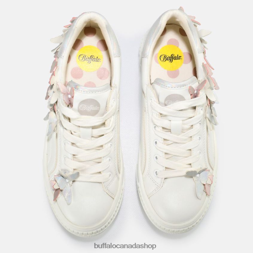 Paired Butterflies Sneaker low vegan White Buffalo ZL64TZ32 |Sneakers