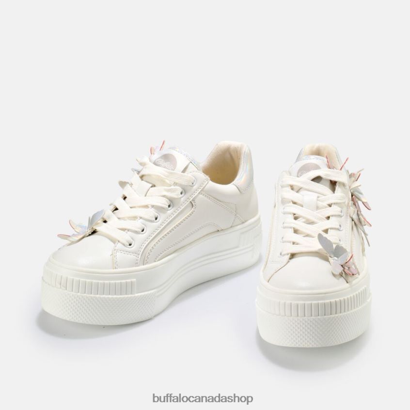 Paired Butterflies Sneaker low vegan White Buffalo ZL64TZ32 |Sneakers