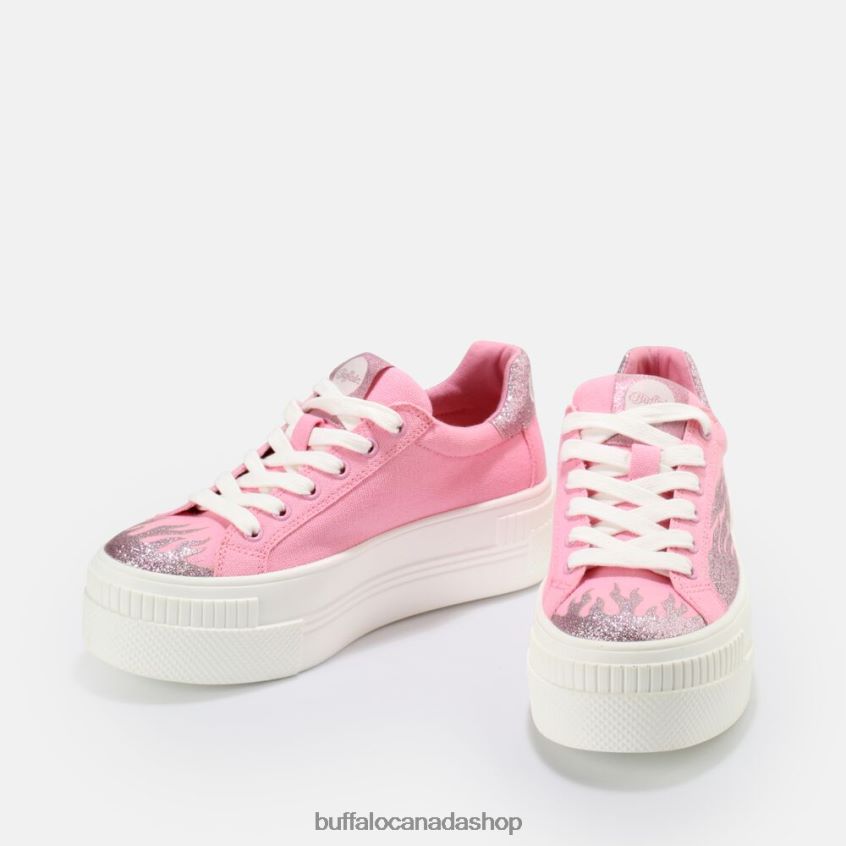 Paired Flame Sneaker vegan Pink Buffalo ZL64TZ845 |Sneakers