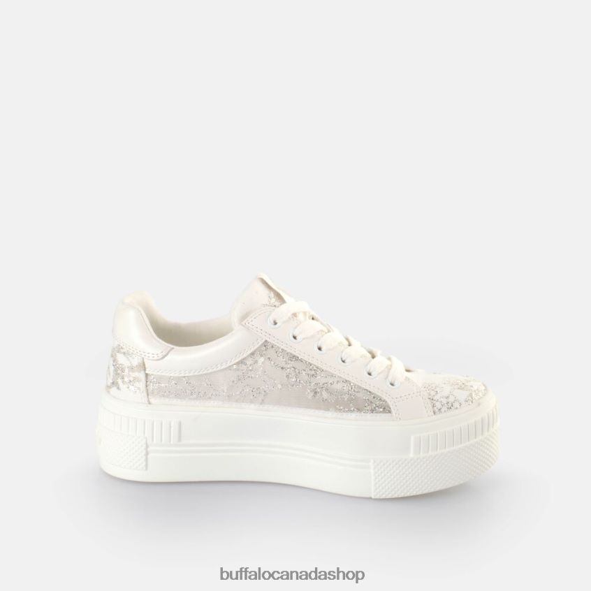 Paired Lace Sneaker Low vegan Silver Buffalo ZL64TZ131 |Sneakers