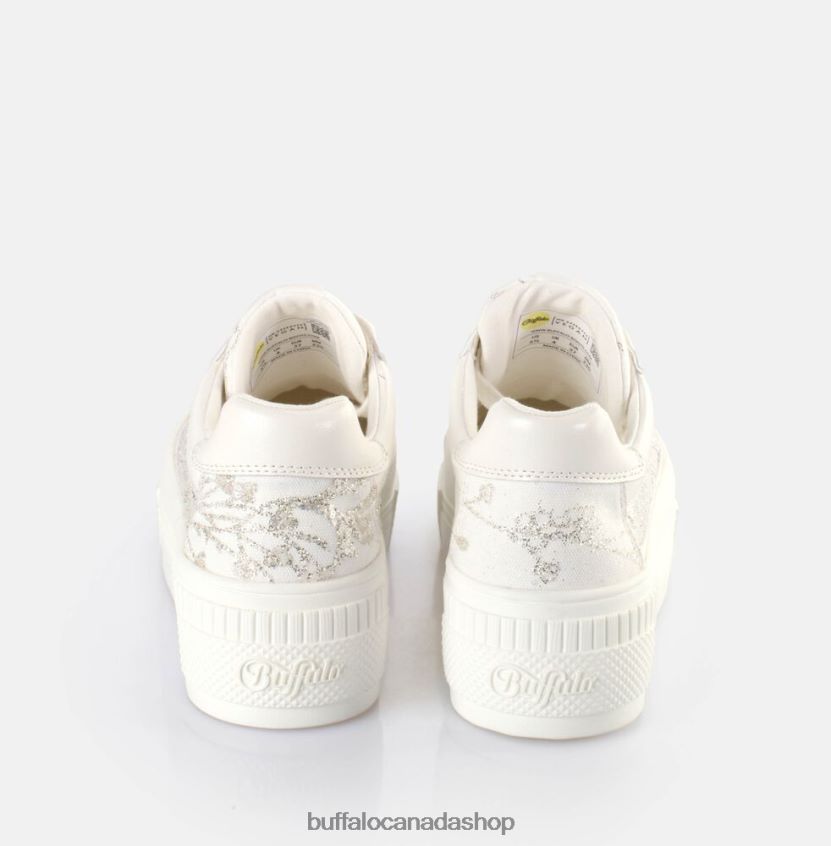 Paired Lace Sneaker Low vegan Silver Buffalo ZL64TZ131 |Sneakers