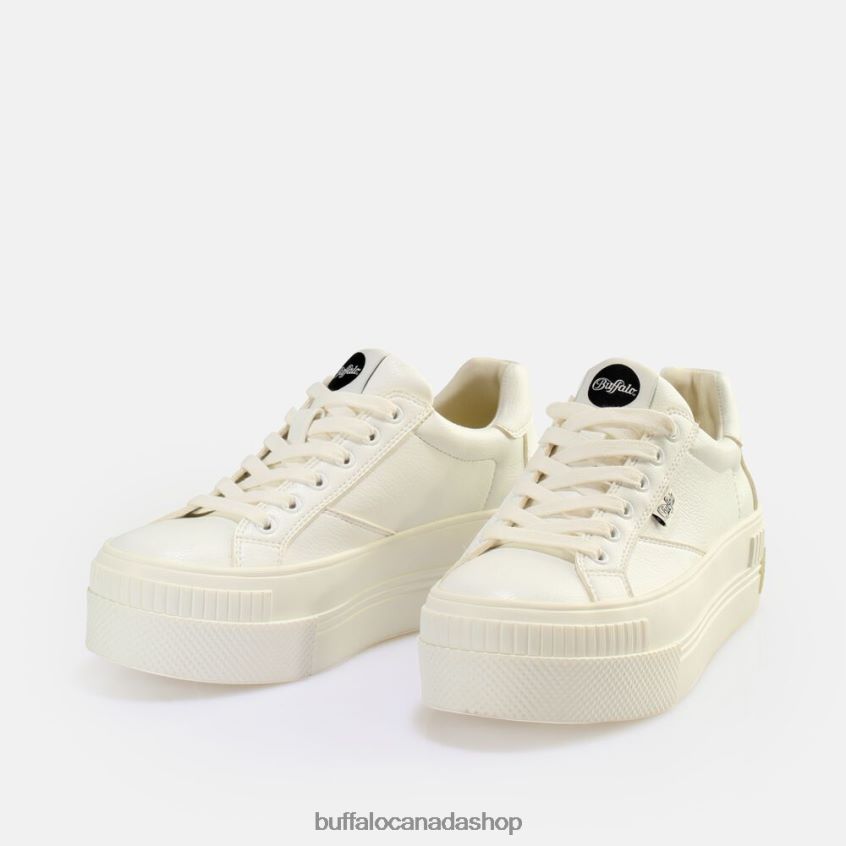 Paired Laceup LO Sneaker Low vegan White Buffalo ZL64TZ674 |Sneakers