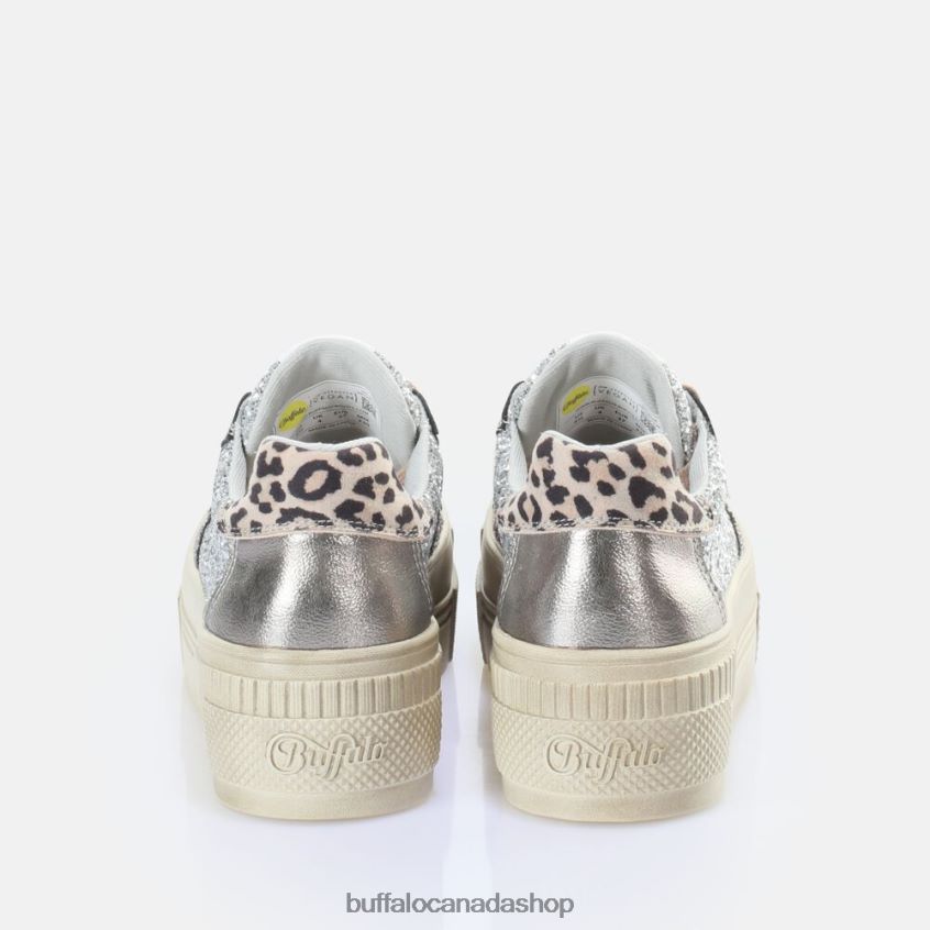 Paired Laceup Lo Sneaker Low vegan Silver Buffalo ZL64TZ163 |Sneakers