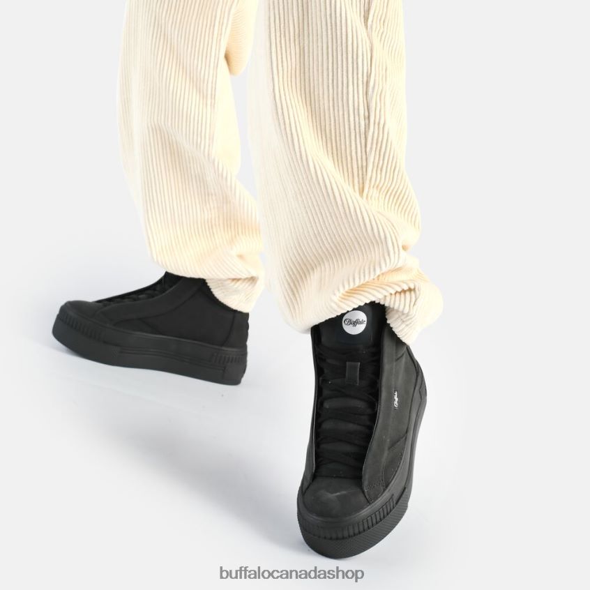 Paired PH Warm Sneaker High vegan Black Buffalo ZL64TZ650 |Sneakers