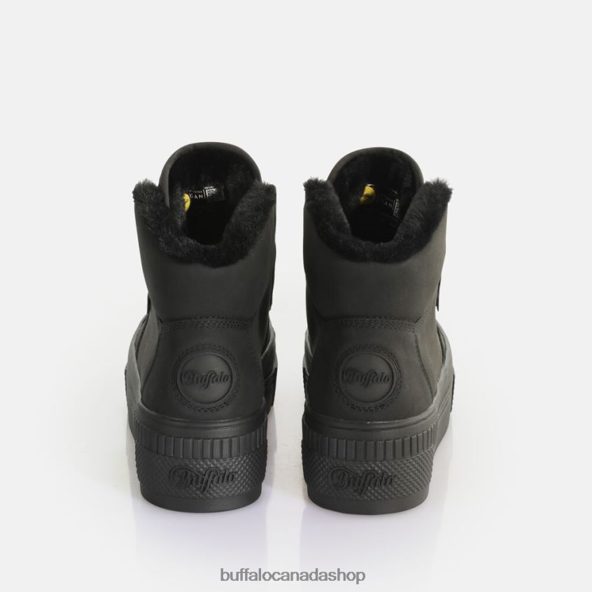 Paired PH Warm Sneaker High vegan Black Buffalo ZL64TZ650 |Sneakers