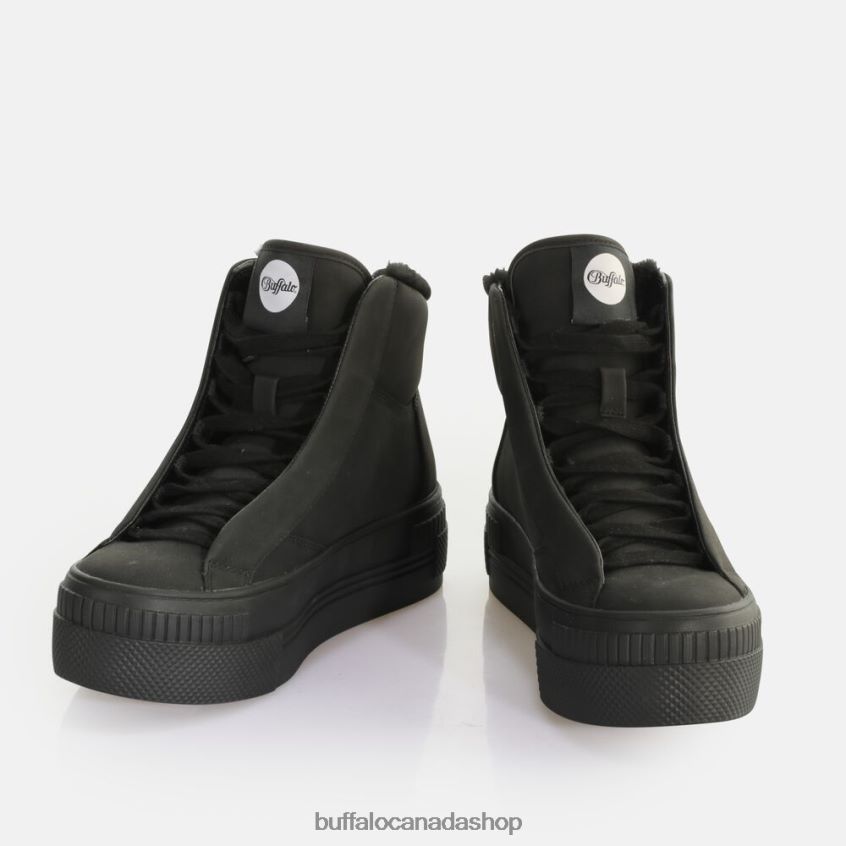 Paired PH Warm Sneaker High vegan Black Buffalo ZL64TZ650 |Sneakers