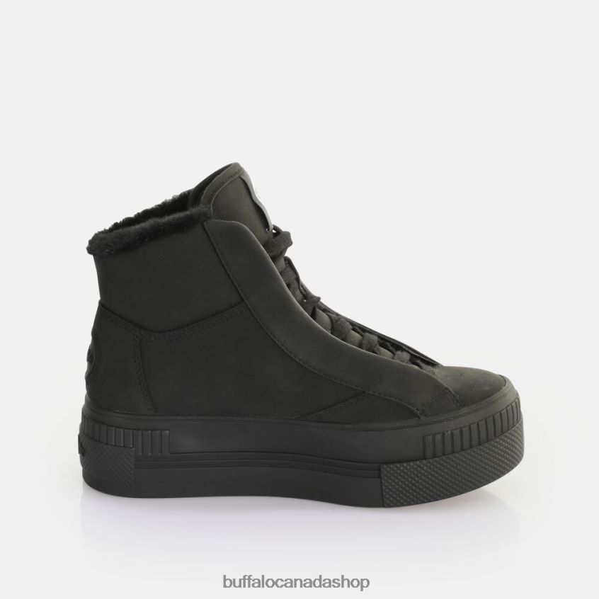 Paired PH Warm Sneaker High vegan Black Buffalo ZL64TZ650 |Sneakers