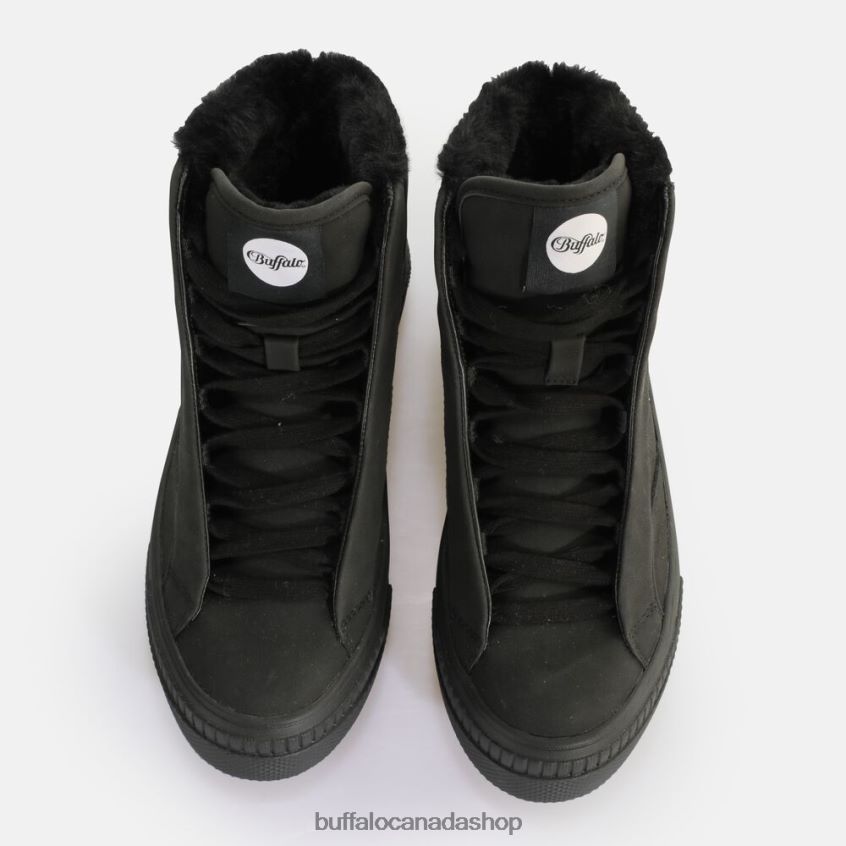 Paired PH Warm Sneaker High vegan Black Buffalo ZL64TZ650 |Sneakers
