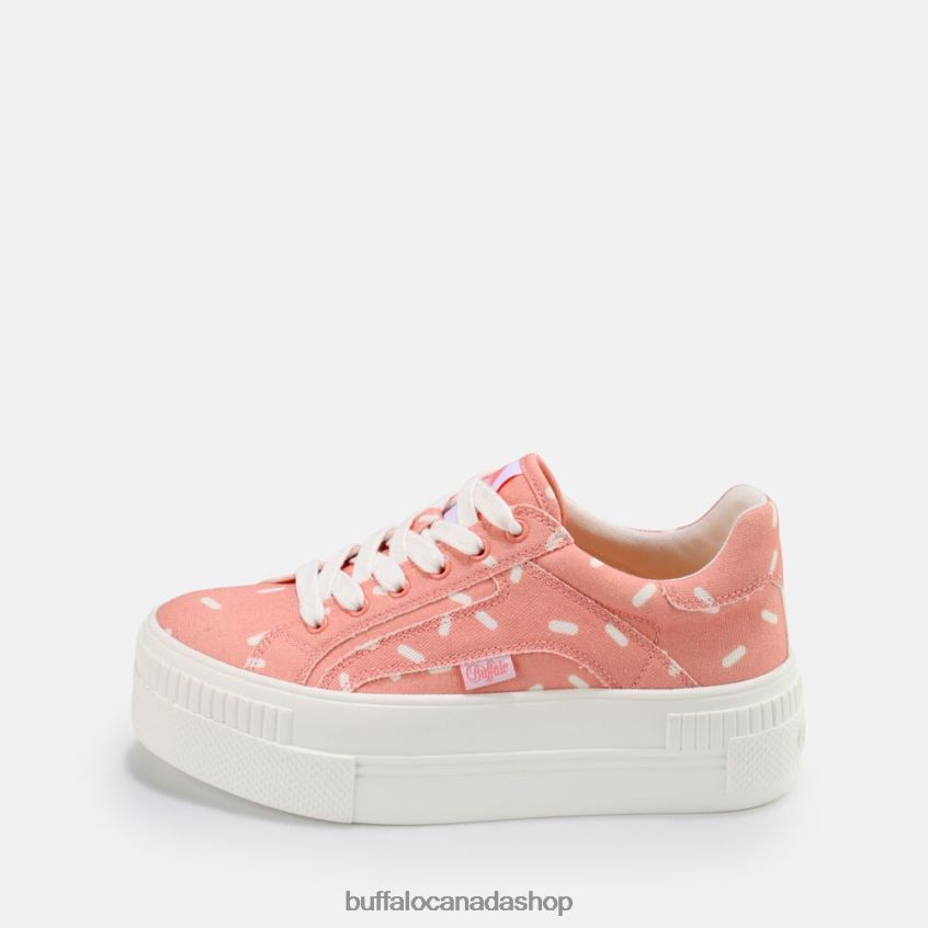 Paired Sneaker Low Candy-Print Coral Buffalo ZL64TZ750 |Sneakers