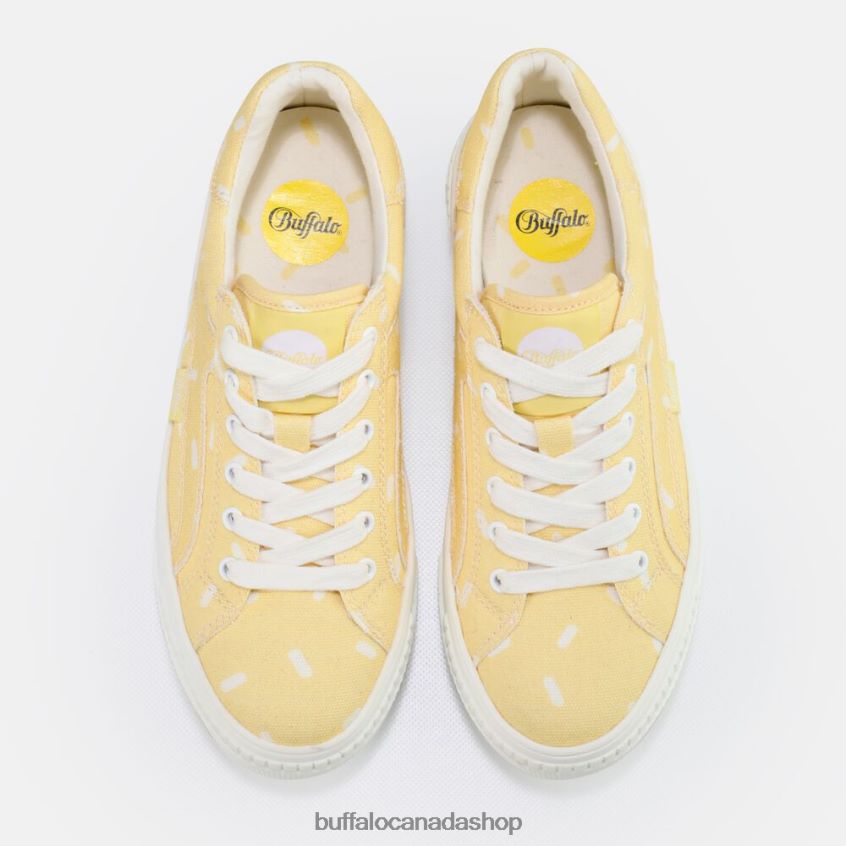 Paired Sneaker Low Candy-Print Yellow Buffalo ZL64TZ422 |Sneakers