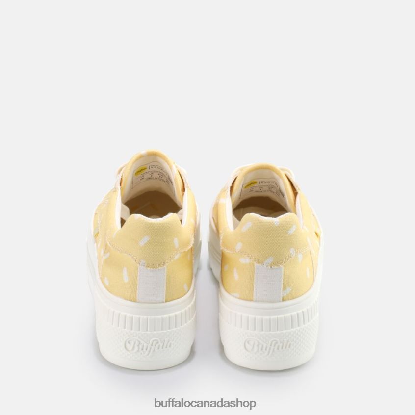 Paired Sneaker Low Candy-Print Yellow Buffalo ZL64TZ422 |Sneakers
