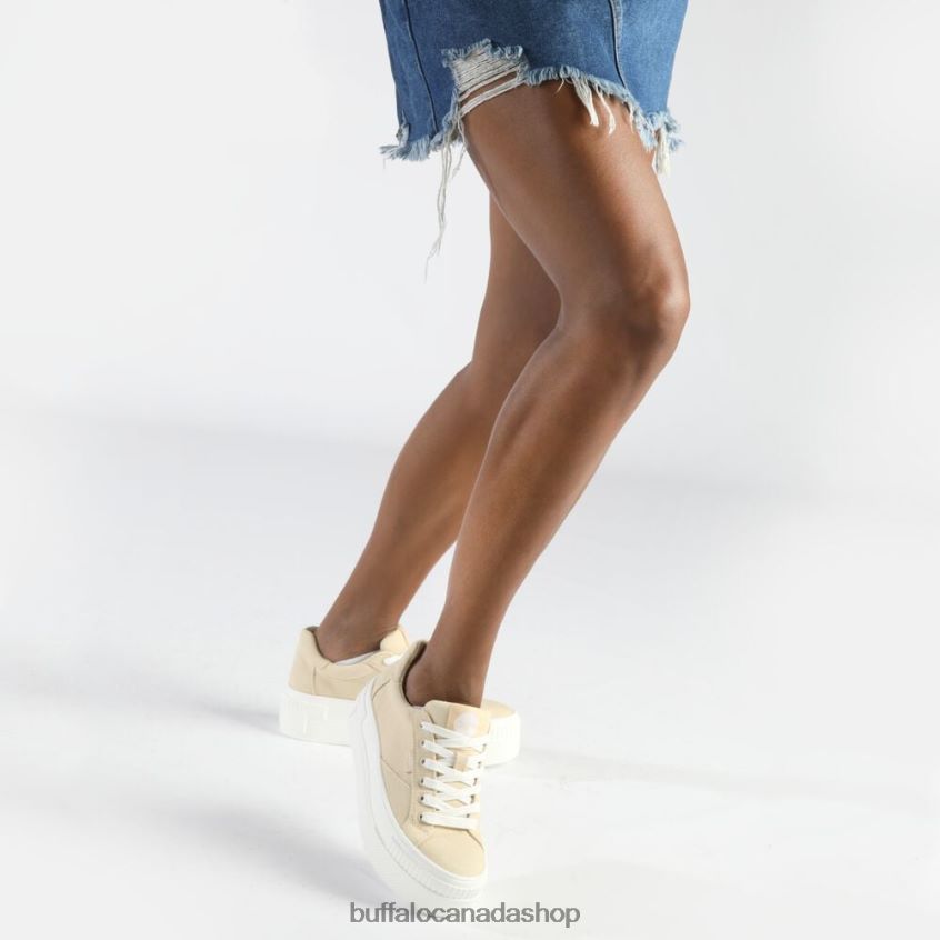 Paired Sneakers Low vegan Beige Buffalo ZL64TZ381 |Sneakers