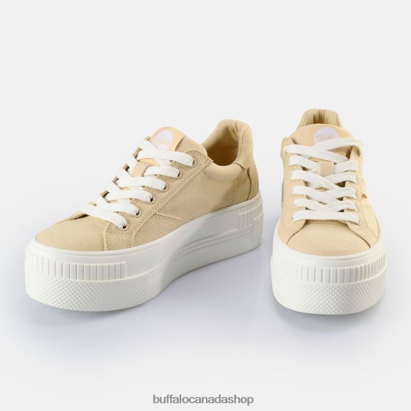 Paired Sneakers Low vegan Beige Buffalo ZL64TZ381 |Sneakers