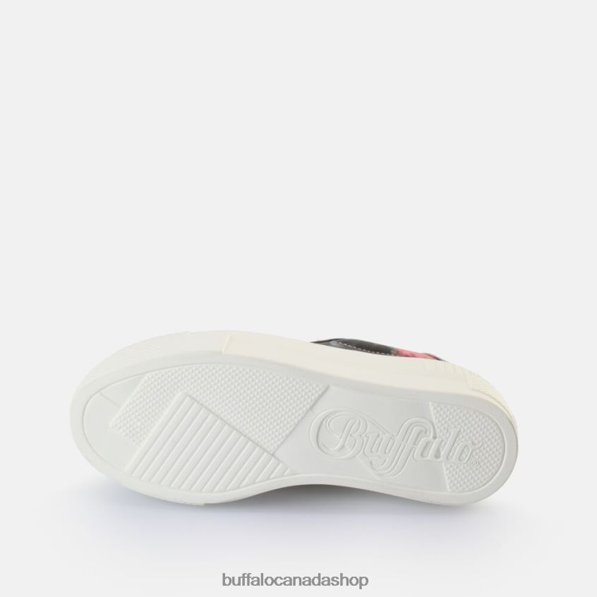 Paired Sneakers Low vegan Black / Pink Buffalo ZL64TZ368 |Sneakers