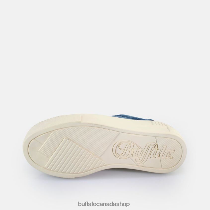 Paired Sneakers Low vegan Denim Blue Buffalo ZL64TZ114 |Sneakers