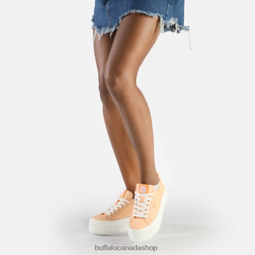 Paired Sneakers Low vegan Peach Buffalo ZL64TZ118 |Sneakers