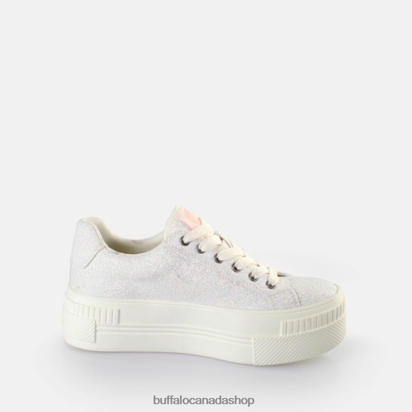 Paired Sneakers Low vegan White/Rainbow Buffalo ZL64TZ457 |Sneakers