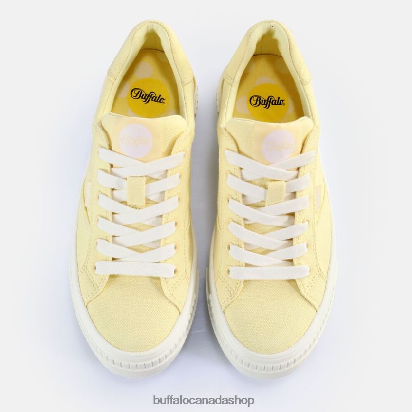 Paired Sneakers Low vegan Yellow Buffalo ZL64TZ113 |Sneakers