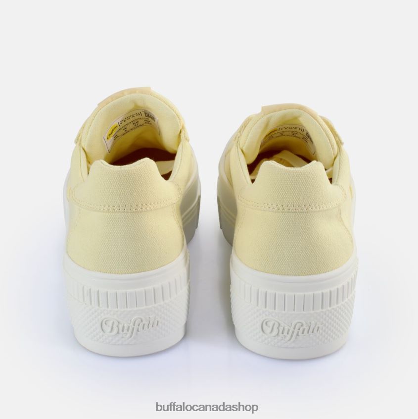 Paired Sneakers Low vegan Yellow Buffalo ZL64TZ113 |Sneakers