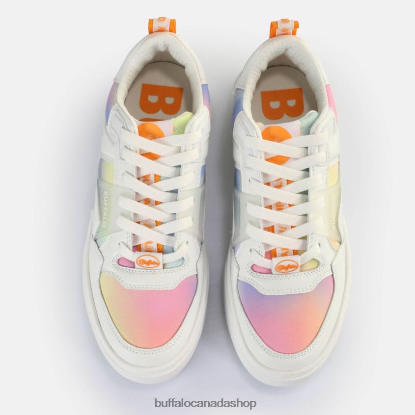 RSE V2 Sneakers Low vegan Tie-Dye Coral/Green Buffalo ZL64TZ56 |Sneakers