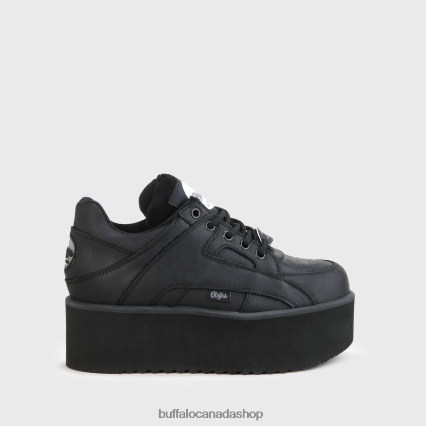 Rising Towers low sneaker nubuck leather Black Buffalo ZL64TZ799 |Sneakers