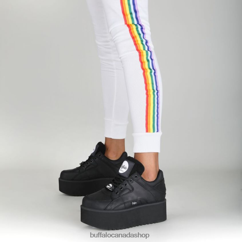 Rising Towers low sneaker nubuck leather Black Buffalo ZL64TZ799 |Sneakers