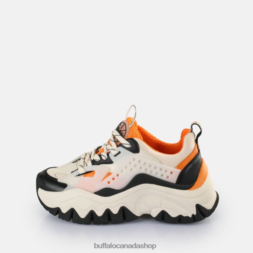 Trail Sneakers Low vegan Cream/Orange/Black Buffalo ZL64TZ9 |Sneakers