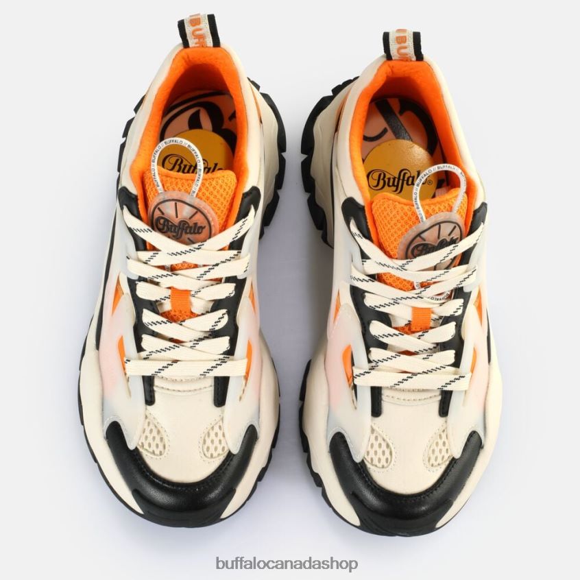 Trail Sneakers Low vegan Cream/Orange/Black Buffalo ZL64TZ9 |Sneakers