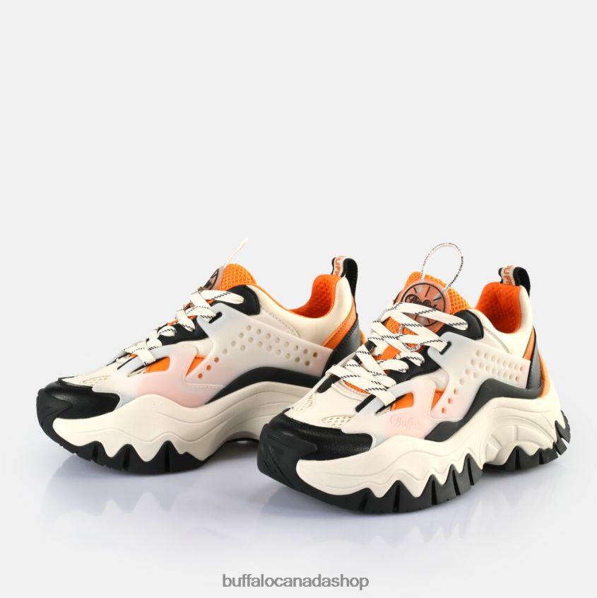 Trail Sneakers Low vegan Cream/Orange/Black Buffalo ZL64TZ9 |Sneakers