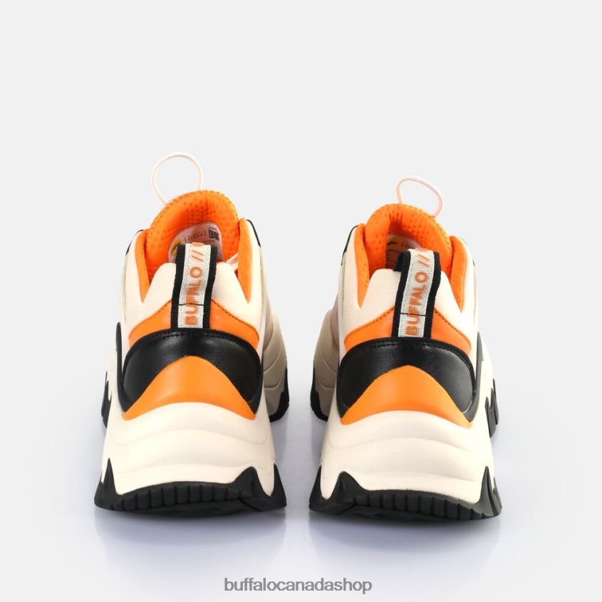 Trail Sneakers Low vegan Cream/Orange/Black Buffalo ZL64TZ9 |Sneakers