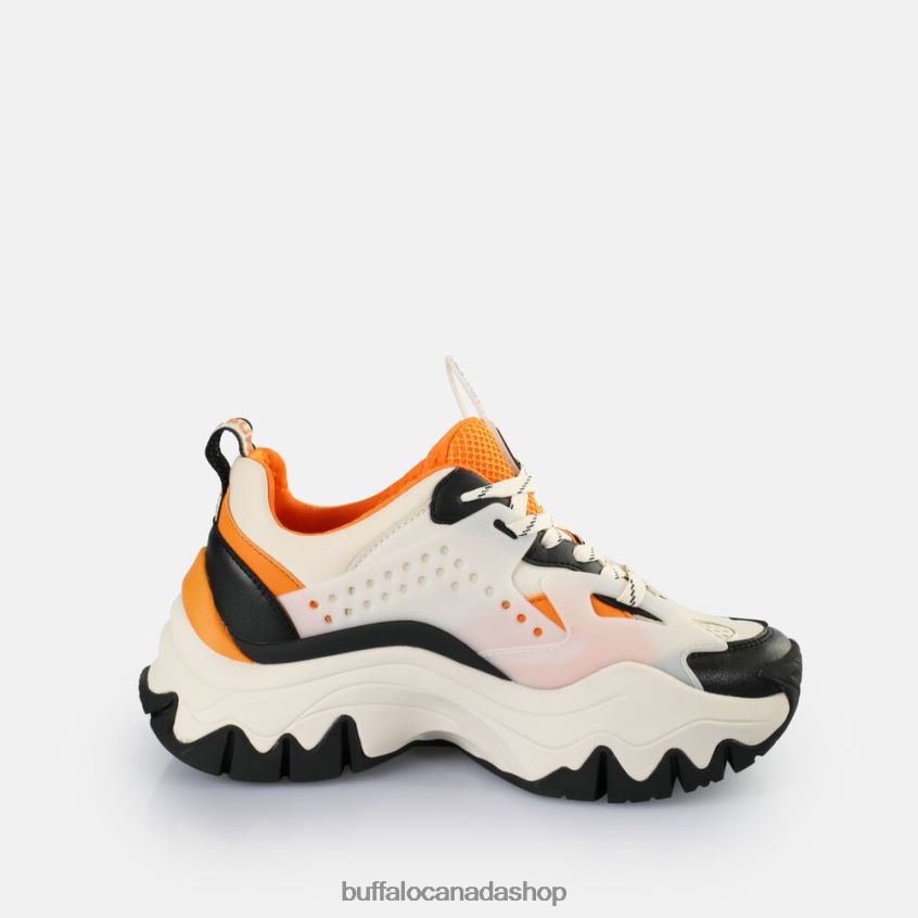 Trail Sneakers Low vegan Cream/Orange/Black Buffalo ZL64TZ9 |Sneakers