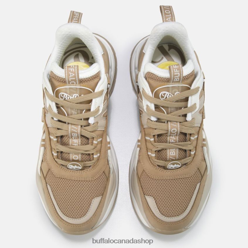 Triplet Hollow Low vegan sneakers Beige Buffalo ZL64TZ123 |Sneakers