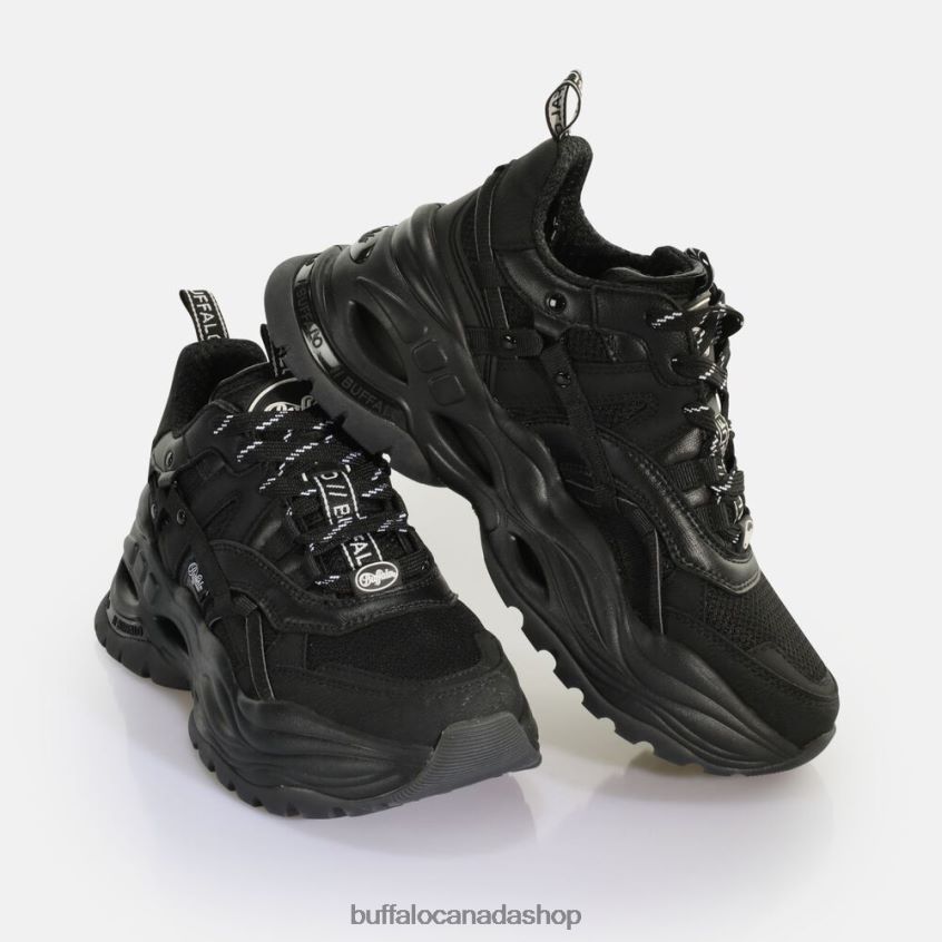 Triplet Hollow Sneaker Low vegan Black Buffalo ZL64TZ124 |Sneakers