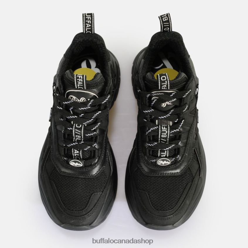 Triplet Hollow Sneaker Low vegan Black Buffalo ZL64TZ124 |Sneakers