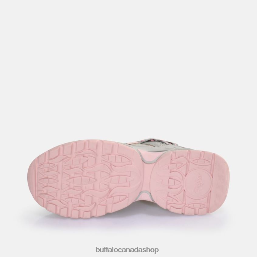 Triplet Hollow Sneaker Low vegan Grey/Pink Buffalo ZL64TZ125 |Sneakers