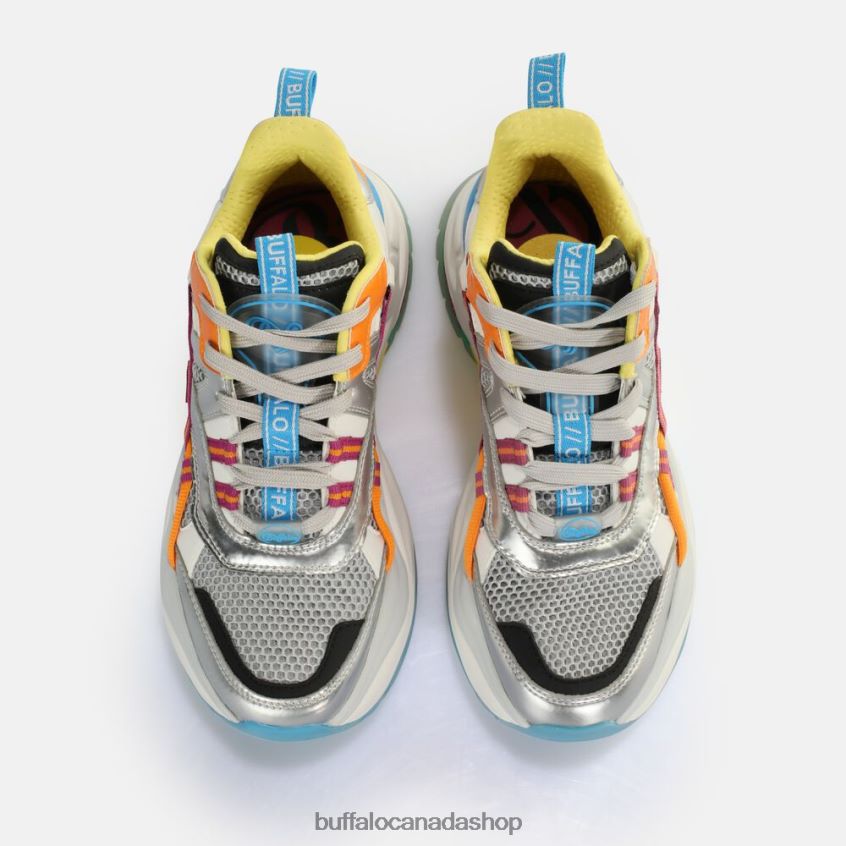 Triplet Hollow Sneaker Low vegan Silver/Purple Buffalo ZL64TZ126 |Sneakers