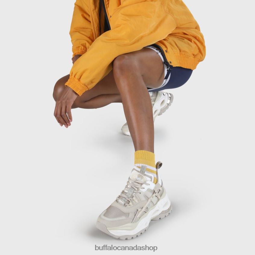 Triplet Hollow Sneaker vegan Cream Buffalo ZL64TZ122 |Sneakers