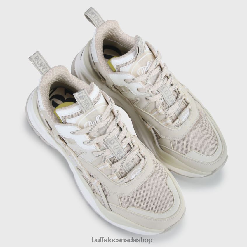 Triplet Hollow Sneaker vegan Cream Buffalo ZL64TZ122 |Sneakers