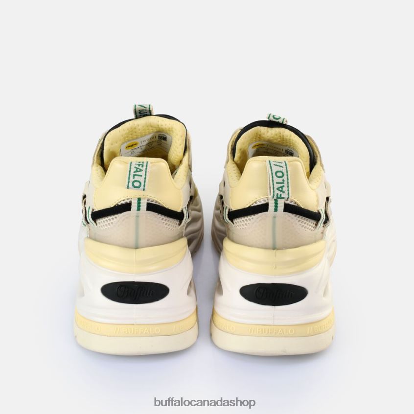 Triplet Hollow Sneakers Low vegan Cream/Green Buffalo ZL64TZ17 |Sneakers