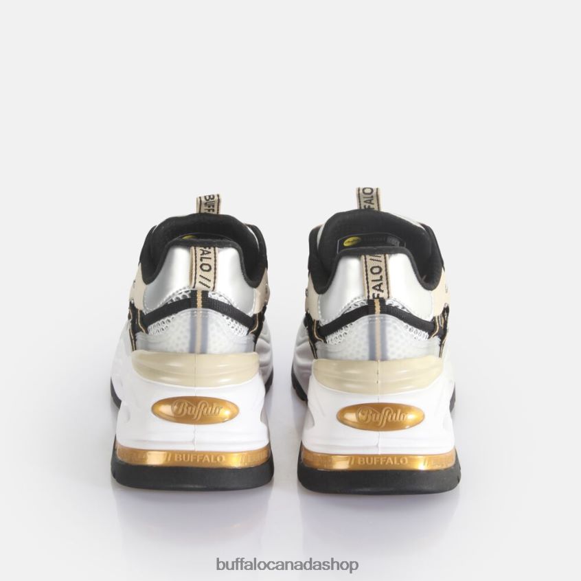 Triplet Hollow trainer Low vegan Gold/Silver/Black Buffalo ZL64TZ129 |Sneakers