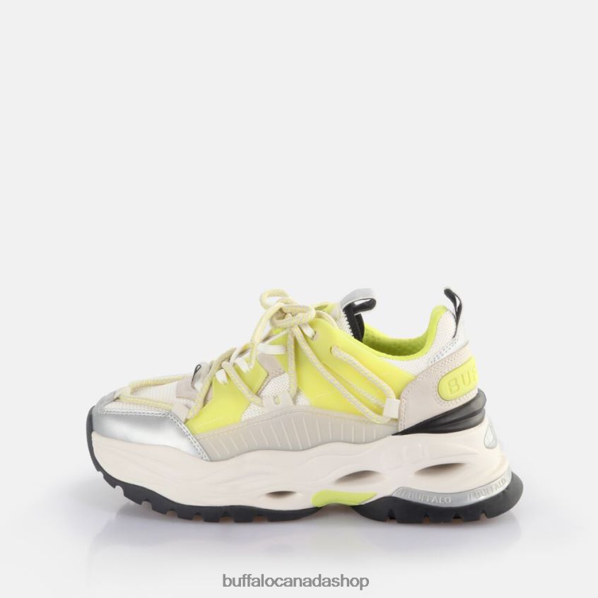 Triplet Lace Sneakers Low vegan Cream/Lime Buffalo ZL64TZ744 |Sneakers