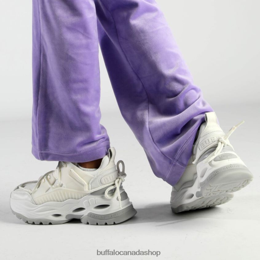 Triplet Lace Sneakers Low vegan White/Silver Buffalo ZL64TZ746 |Sneakers