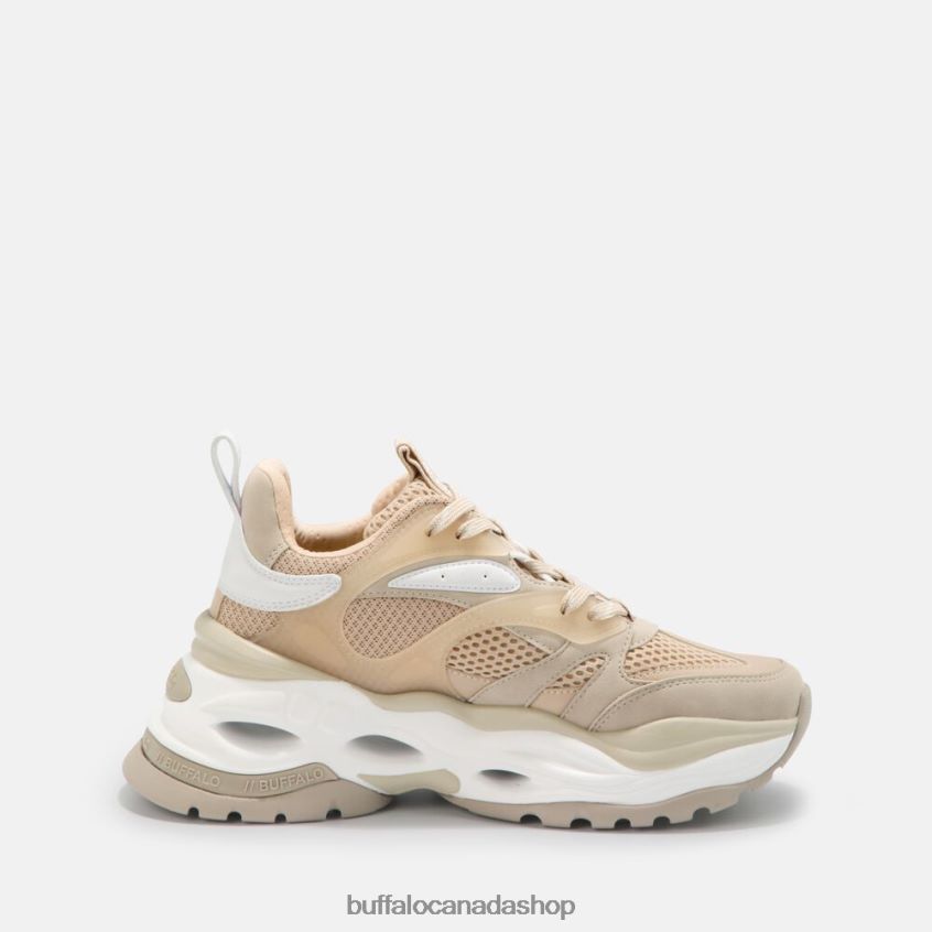 Triplet M Sneaker Low vegan Beige And White Buffalo ZL64TZ657 |Sneakers