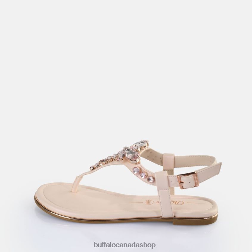 Capri Dragonfly Sandals vegan Cream Buffalo ZL64TZ194 |Sandals